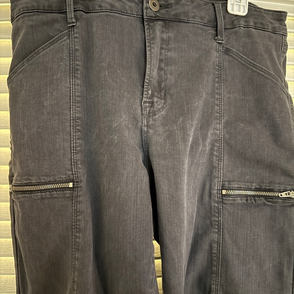 Pistola Women's Charcoal Gray High-Rise Skinny Jeans, Flattering Distressed Look